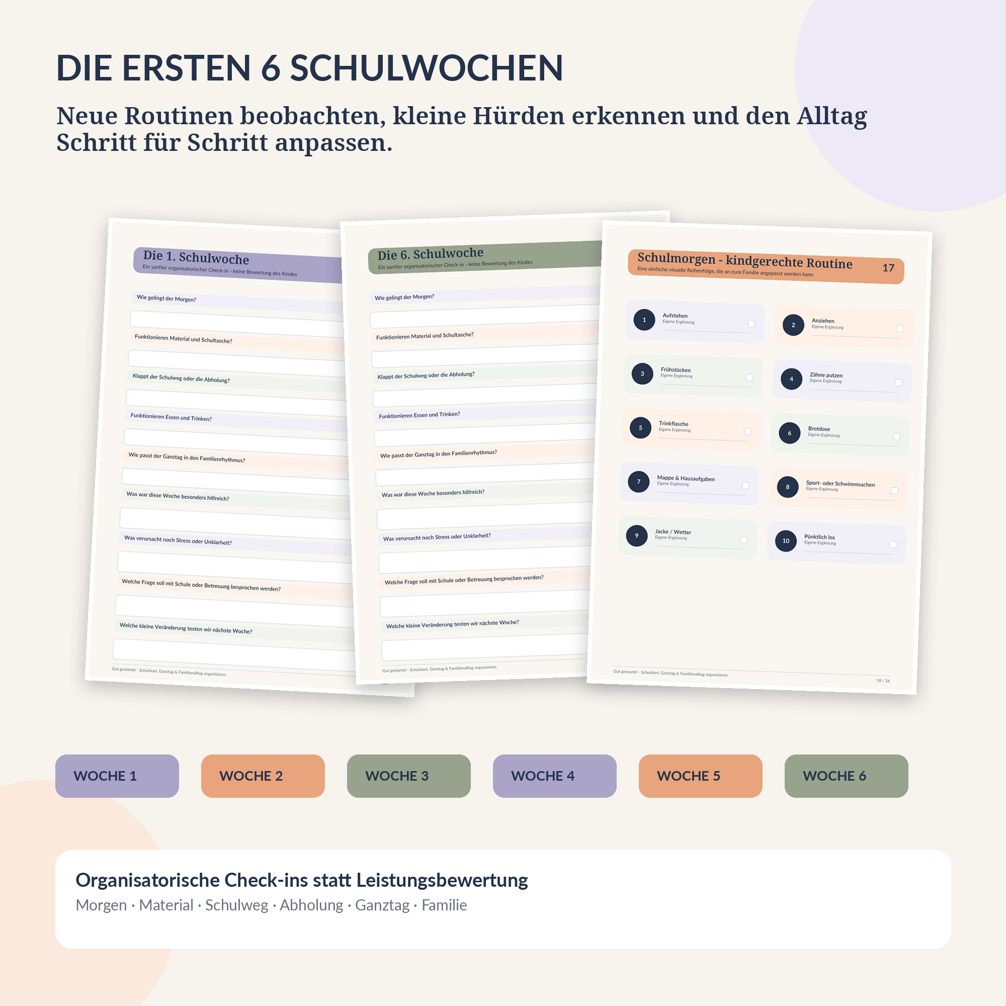 Morgenroutine zum Schulstart: So wird der neue Familienrhythmus leichter
