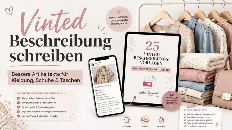 Vinted Beschreibung schreiben: So erstellst du bessere Artikeltexte