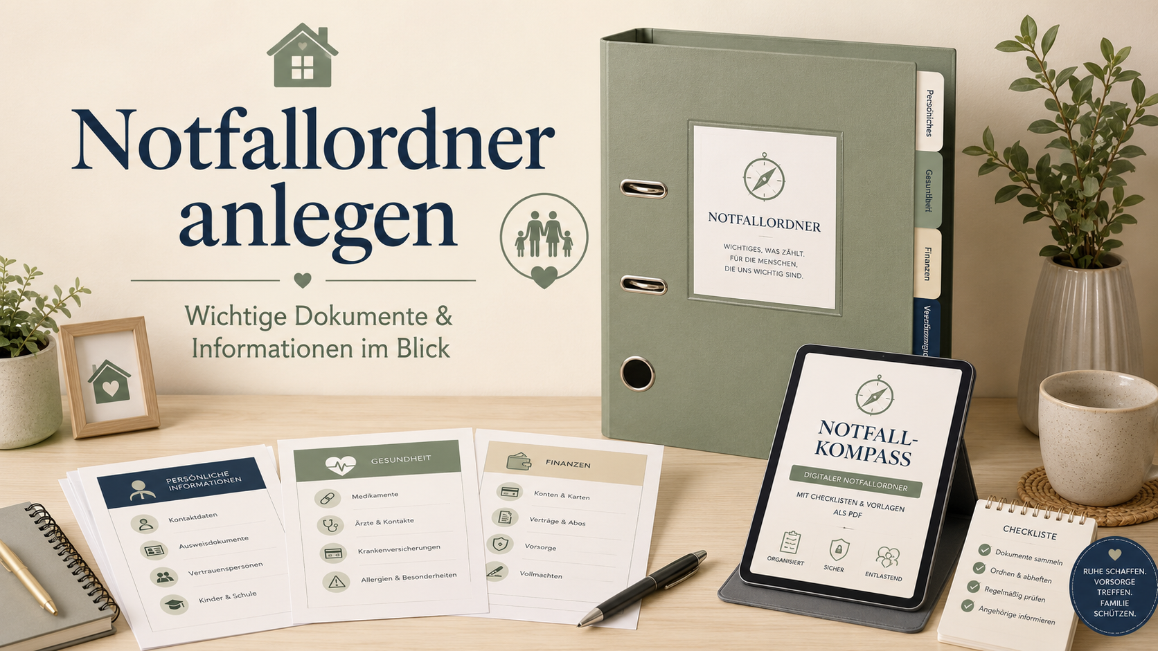 Notfallordner anlegen: Welche Dokumente und Informationen wichtig sind