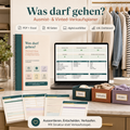 Was darf gehen? – Ausmist- & Vinted-Verkaufsplaner