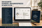 Karriere- und Gesprächssystem mit 12 Modulen für Leistungen, Ziele, Verhandlung, Vereinbarungen und 90-Tage-Plan