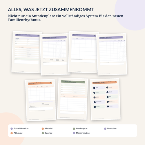 Gut gestartet – Schulstart, Ganztag & Familienalltag organisieren