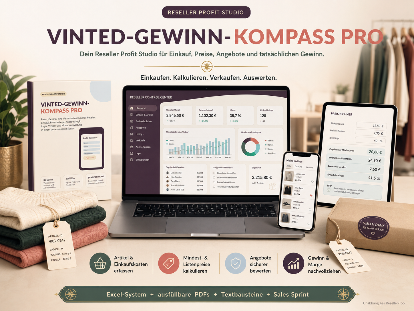 Vinted Gewinn-Tracker