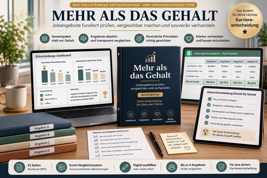 Mehr als das Gehalt – Jobangebote vergleichen