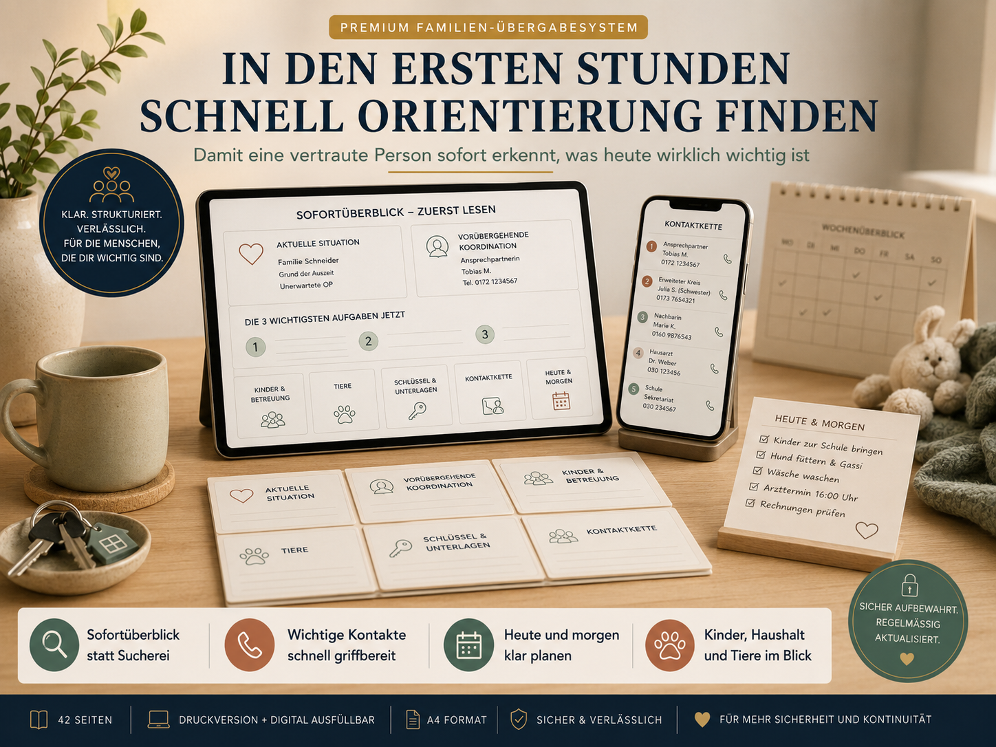Damit alles weiterläuft – Familien-Übergabeplan