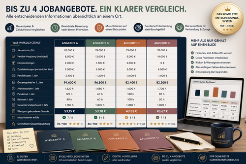 Mehr als das Gehalt – Jobangebote vergleichen
