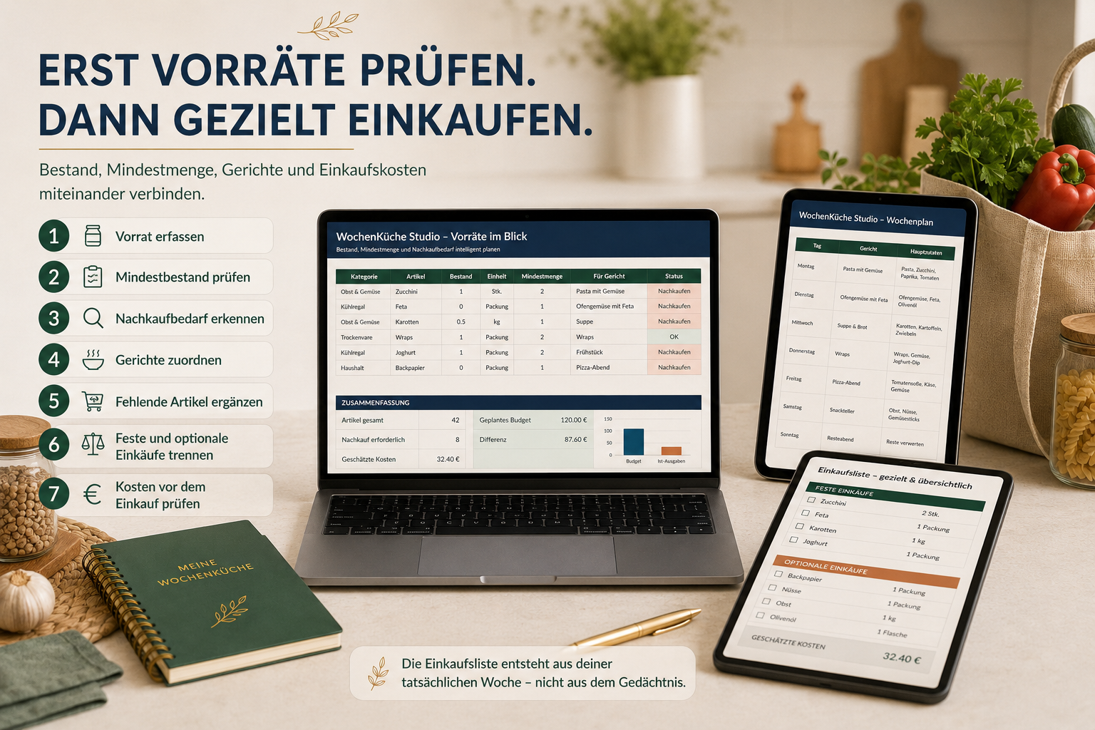 WochenKüche Studio – Essensplaner