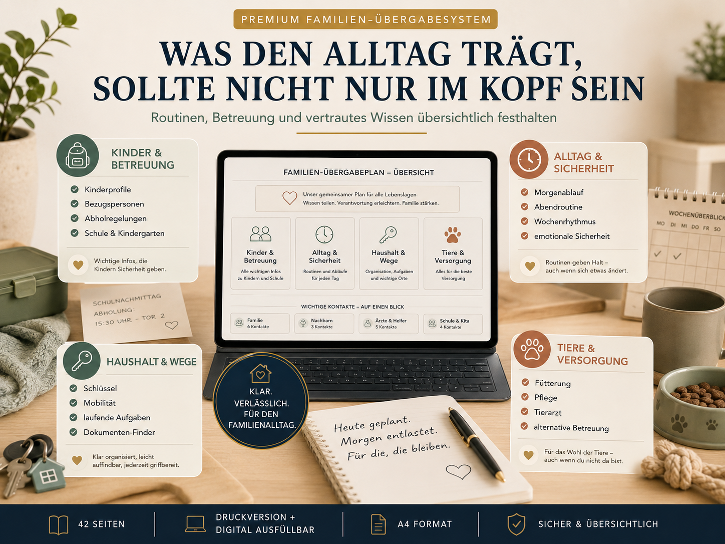 Damit alles weiterläuft – Familien-Übergabeplan