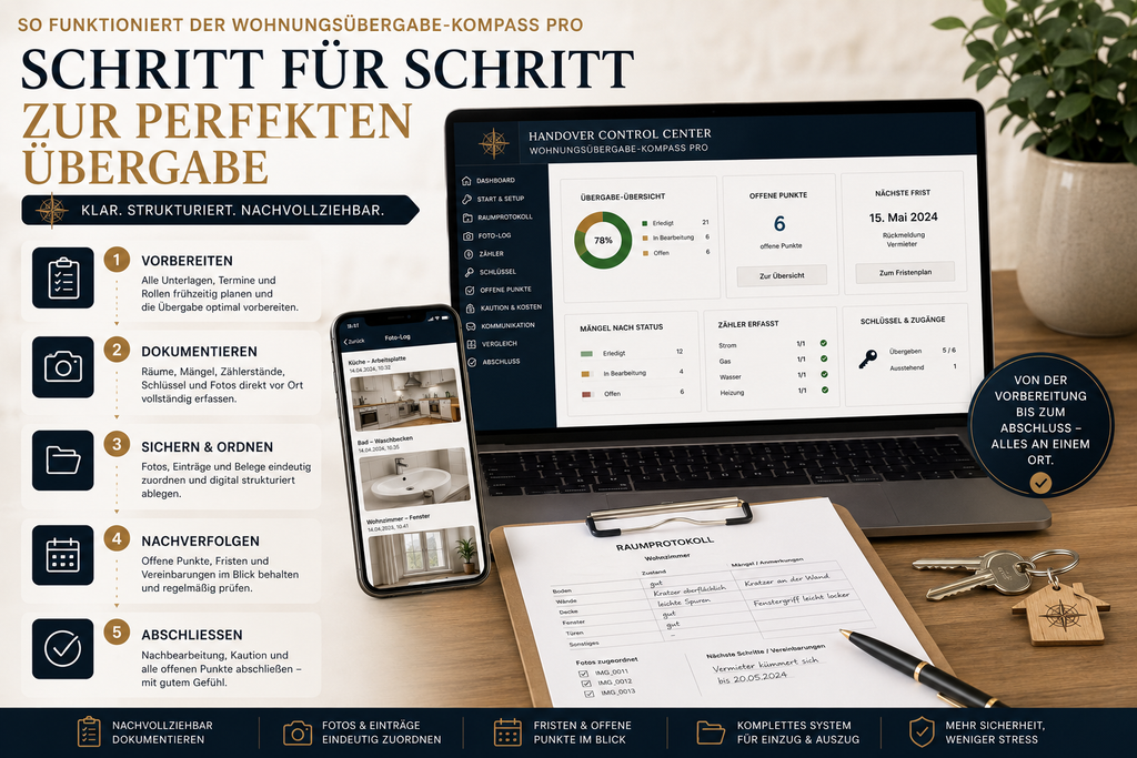 Wohnungsübergabe-Kompass Pro