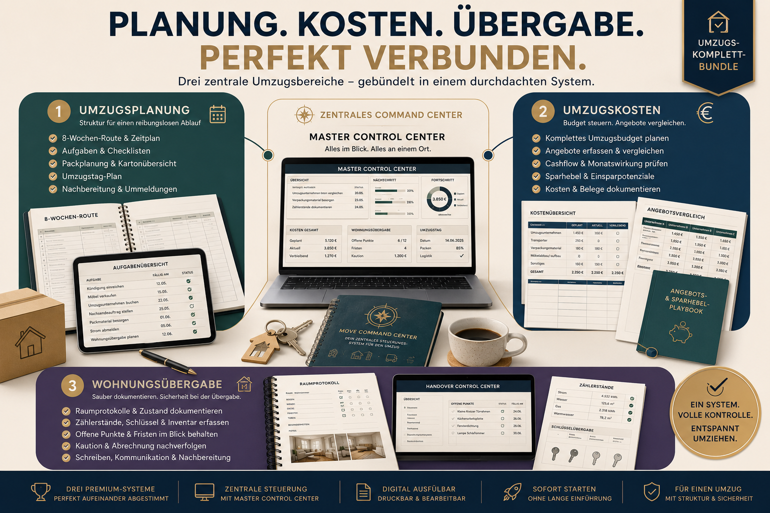 Umzugs-Komplett-Bundle