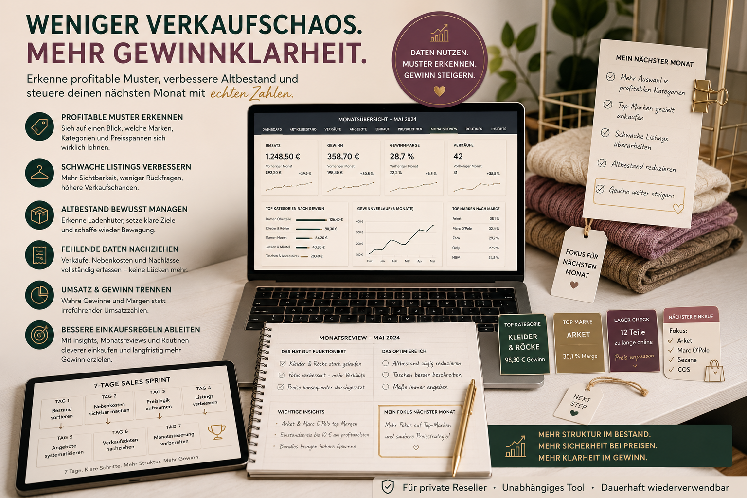 Vinted Gewinn-Tracker