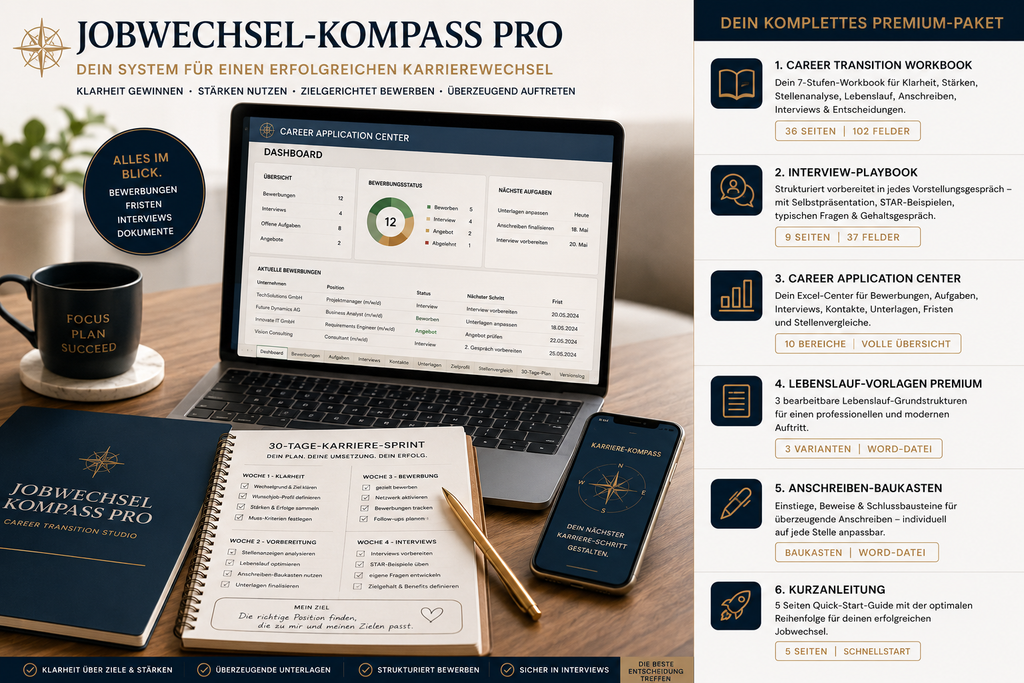 Bewerbungsmappe Pro