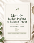 Monthly Budget Planner & Expense Tracker Printable